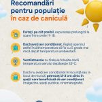 Recomandări în caz de caniculă